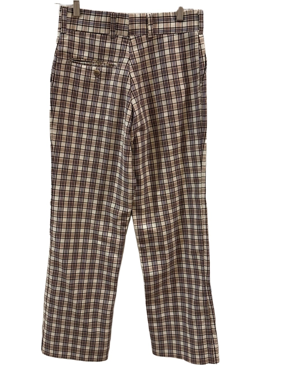 Rifle 1970’s Women’s Vintage Brown Plaid Pants Trousers 27”